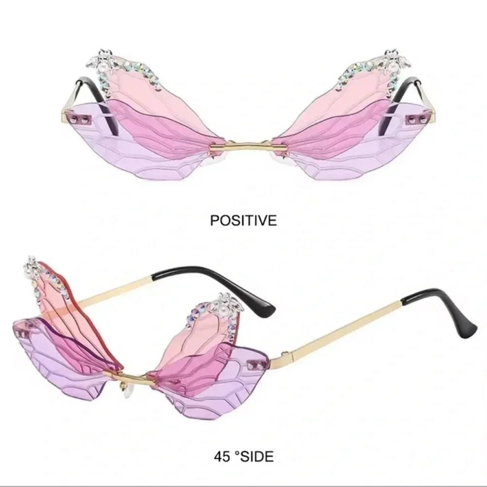 Dragonfly Wings Purplish Sunglasses